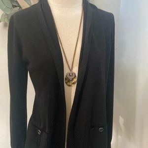 Merino wool cardigan by Banana Republic, black size S EUC